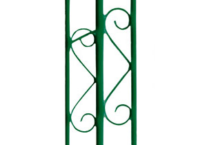 Double Metal Garden Arch 120 x 30 x 220 cm
