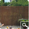 Fencing in natural heather Fencing in natural heather