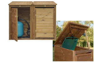 Outside wooden box Outside wooden box