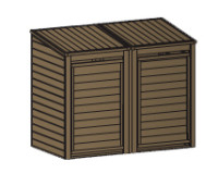 Coffre bois extérieur Coffre bois extérieur