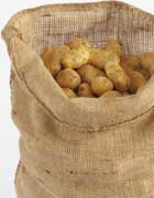Natural Bag in Jute - 100% natural green waste bag