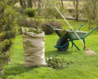 Natural Bag in Jute - 100% natural green waste bag