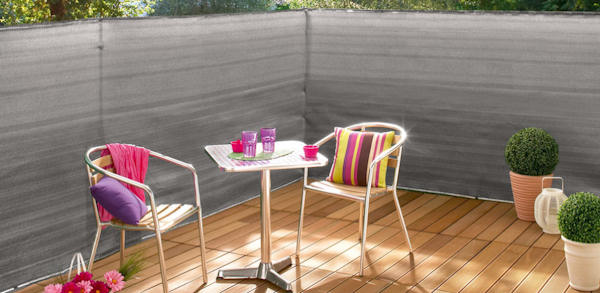 Screen in woven matting Supratex � Privacy screening