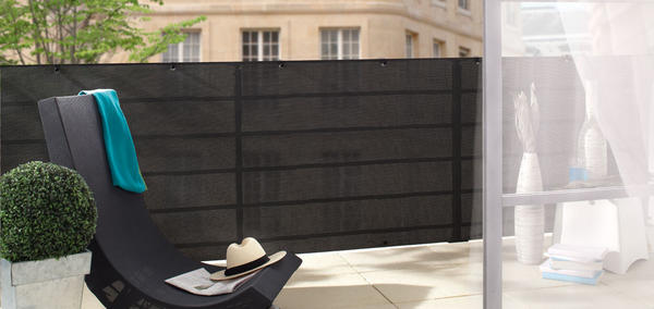 Privacy canvas for balcony. � Privacy screening 