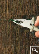 Heather fencing made up of 3 layers Triobruc - Screen and concealment