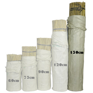 Natural Bamboo Stakes 150 cm