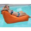 Inflatable Sun lounger KIWI  Orange-Sunvibes
