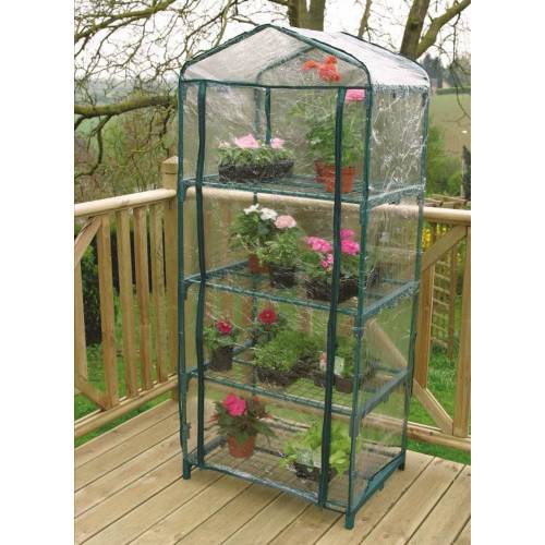 Greenhouse Balcony 4 Shelves Nortene buy Greenhouse Balcony 4