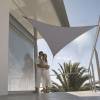 Triangular waterproof sun canopy - slate