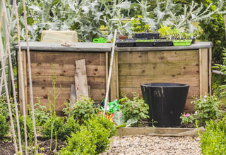 Hiding the compost heap