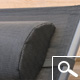 Sun Lounger with green textilene material and grey aluminium frame Sun Lounger with green textilene material and grey aluminium frame