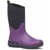Ankle Boot with self-cleaning sole Purple