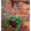 Hanging Basket Artificial Plant -Violet and Yellow