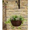 Hanging Basket Artificial Plant - Pink and White