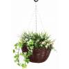 Hanging Basket Artificial Plant - Pink and White