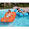 Inflatable Sun lounger WAVE  Orange -Sunvibes