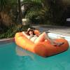Inflatable Sun lounger WAVE  Orange -Sunvibes