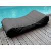 Inflatable Sun lounger WAVE  Grey -Sunvibes