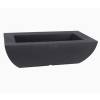 Plastic Rectangular Planter - Dark Grey