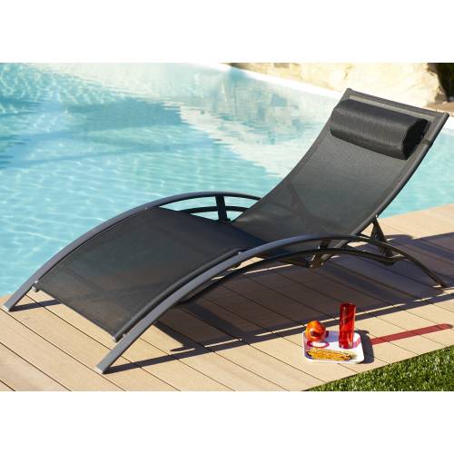Sun Lounger Black buy Sun Lounger Black