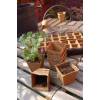 Compostable Square Plant Pots - 8 cm