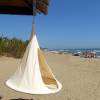 Suspended Hammock - Single Cacoon - White