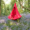 Suspended hammock - Single Cacoon - Red