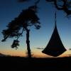 Suspended Hammock - Single Cacoon - Green