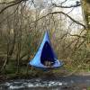 Suspended hammock - Double Cacoon - Blue