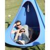 Suspended hammock - Double Cacoon - Blue