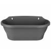 Corsica Wall Basket - 39x17cm- Anthracite - Elho