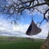 Suspended Hammock - Double Cacoon - Taupe