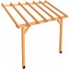 Lean-to Wood Pergola 3 x 2 m