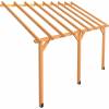 Lean-to Wood Pergola 4.5 x 2.75 m