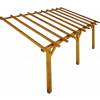 Lean-to Wood Pergola 5 x 3 m PRADO