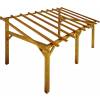 Lean-to Wood Pergola 5 x 3 m SHERWOOD