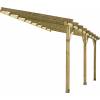 Wood Lean-to Pergola 4,2 x 3 m