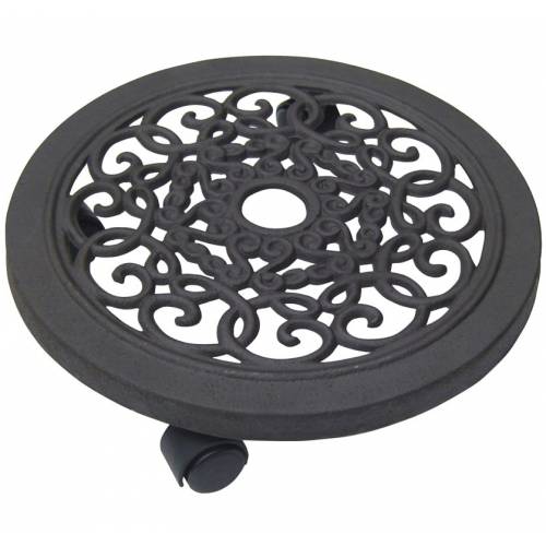 Cast iron Pot Stand on Wheels D.30 cm buy Cast iron Pot Stand on Wheels D.30 cm