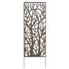 Decorative Trellis in Metal - Forest - 0,6 x 1,5 m