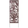 Decorative Trellis in Metal - Palm Tree - 0,6x1,5m