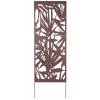 Decorative Trellis in Metal - Palm Tree - 0,6x1,5m