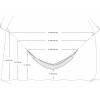 Hammock 230 x 150 cm - Barbados Mocca - Amazonas