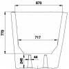 Giant Pot Rock  D.105 H.104 cm - Anthracite