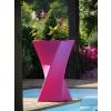 Contemporary Pot - 55 x 55 x H100 cm  Fuschia