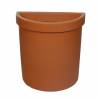 Vela Semi-Circle Flower Pot - Terracota