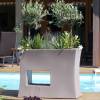 Contemporary Planter - 100x45 x H80cm  Grey