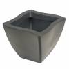 Planter DORADO - square- 40 x 40 cm - Anthracite