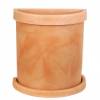 Vela Semi-Circle Flower Pot - Sienna