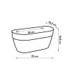 Vibia Campana Wall Basket -35 cm - Anthracite-Elho