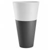 Pot Tokyo - Anthracite / White - D.50 H.80 cm